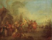 Pater, Jean-Baptiste Soldiers Setting out from the Etape oil painting artist